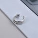 Wholesale Cheap Smile lucky little Retro simplicity Silver plating Ring for neutral VGR026 1 small