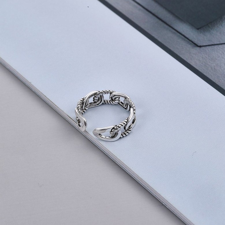 Wholesale Cheap Opening adjustable retro simple little ring girl jewelry VGR031 2