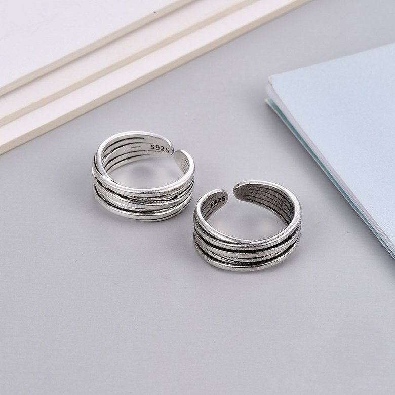 Wholesale Cheap Opening adjustable small ring neutral retro simplicity VGR039 1