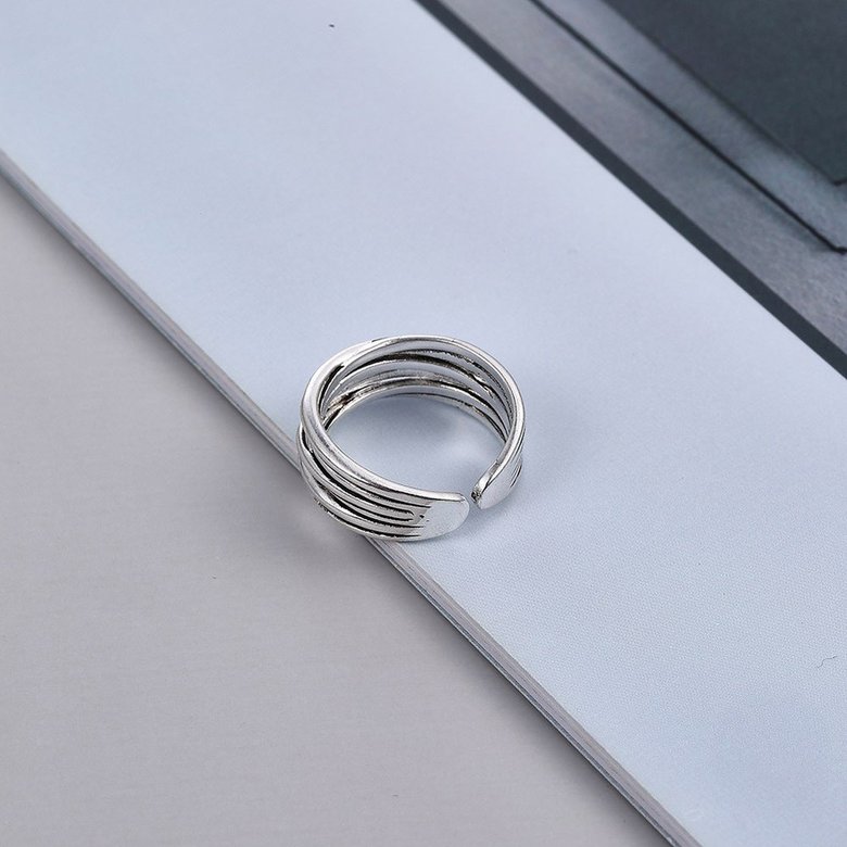 Wholesale Cheap Opening adjustable small ring neutral retro simplicity VGR039 2