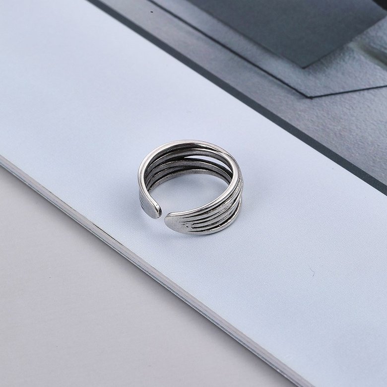 Wholesale Cheap Opening adjustable small ring neutral Retro VGR040 1