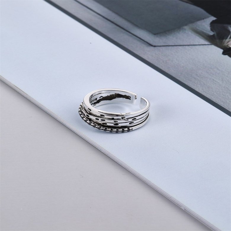 Wholesale Cheap Neutral retro simple opening adjustable small ring VGR044 0