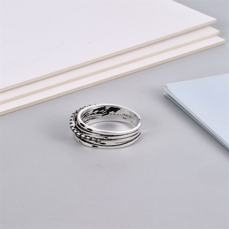 Wholesale Cheap Neutral retro simple opening adjustable small ring VGR044 1