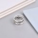 Wholesale Cheap Retro opening adjustable small ring with three layers of popular elements VGR054 2 small