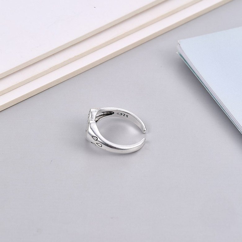 Wholesale Cheap Opening adjustable small ring neutral retro simple popular ring VGR060 1
