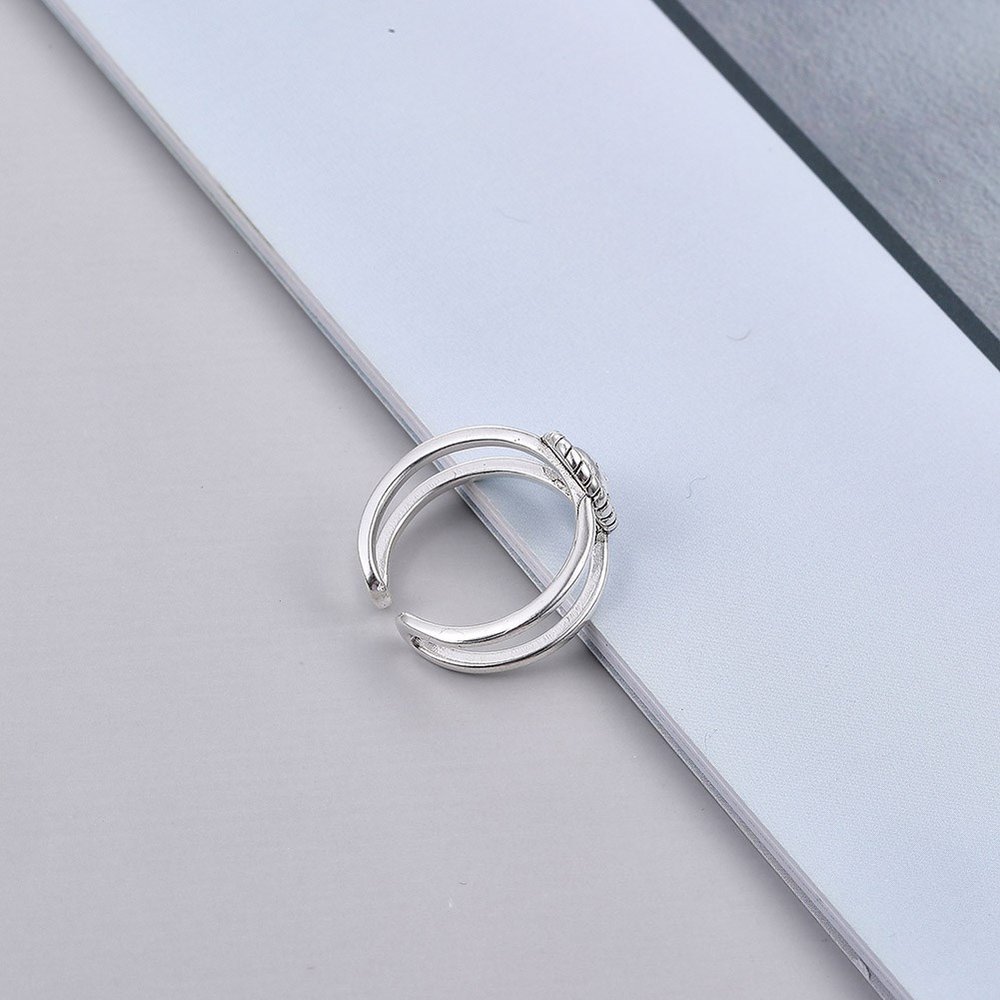 Wholesale Cheap Neutral retro simple pop ring from china VGR061 2
