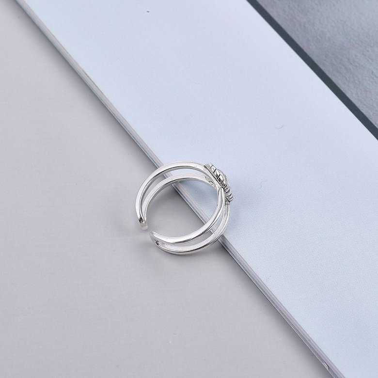 Wholesale Cheap Neutral retro simple pop ring from china VGR061 2