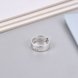 Wholesale Cheap Smooth smile ring with adjustable opening VGR066 2 small