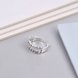 Wholesale Cheap Fashion smile side by side double layer small ring VGR068 0 small