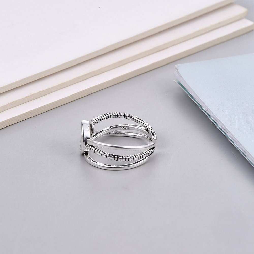 Wholesale Cheap Smile love me adjustable ring with opening VGR070 2