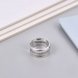 Wholesale Cheap Smile three layer fashion ring from china VGR071 0 small