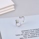 Wholesale Cheap Smiling heart-shaped star moon lovely little ring VGR072 2 small
