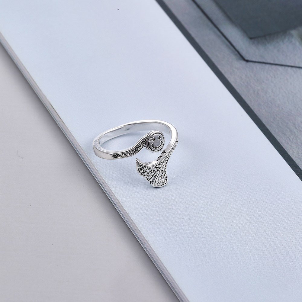 Wholesale Cheap Smile zircon clover opening adjustable from china VGR073 0