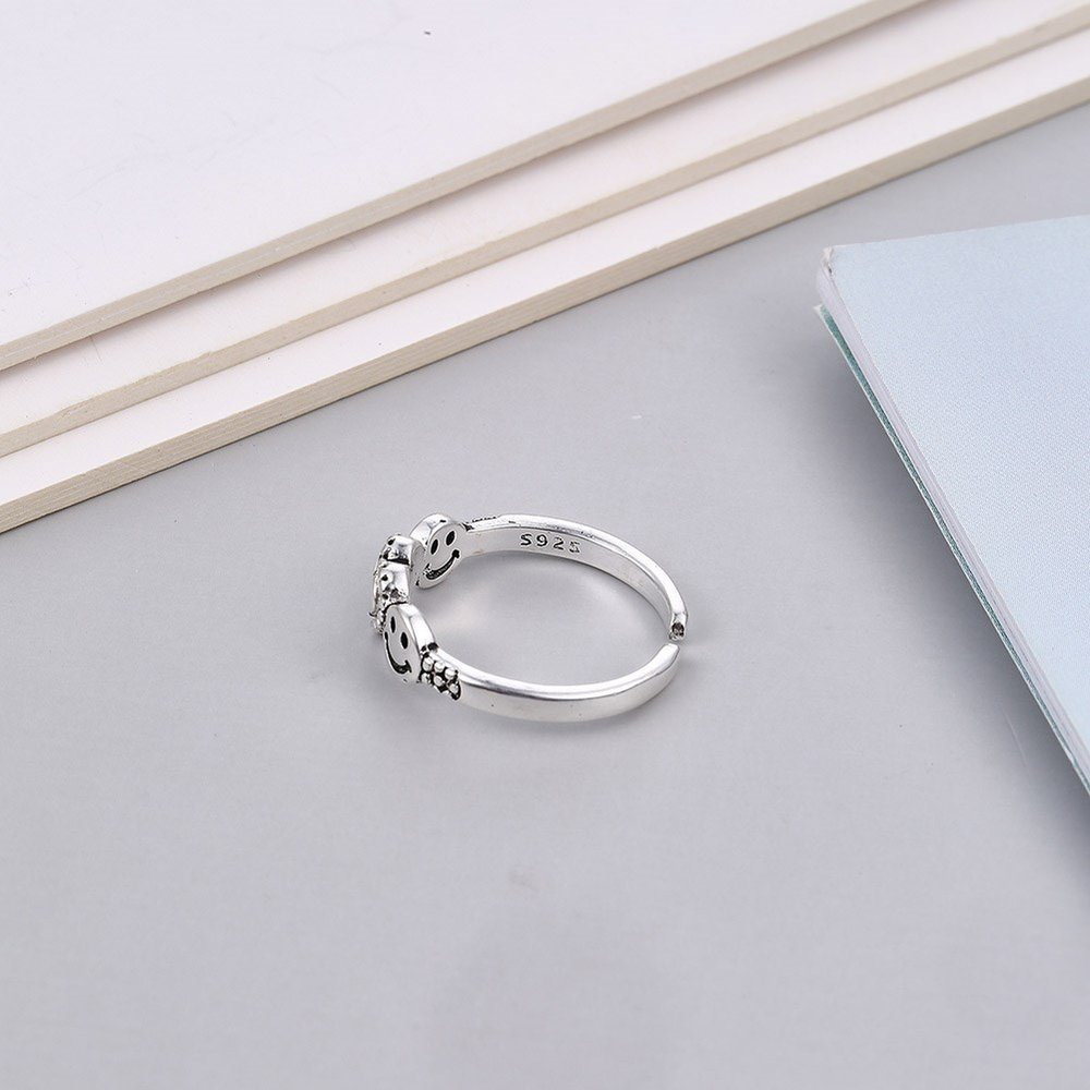 Wholesale Cheap Be careful with a small ring with a smile VGR078 2