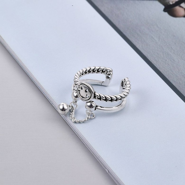 Wholesale Cheap Smile cute little ring opening Retro Style VGR083 0