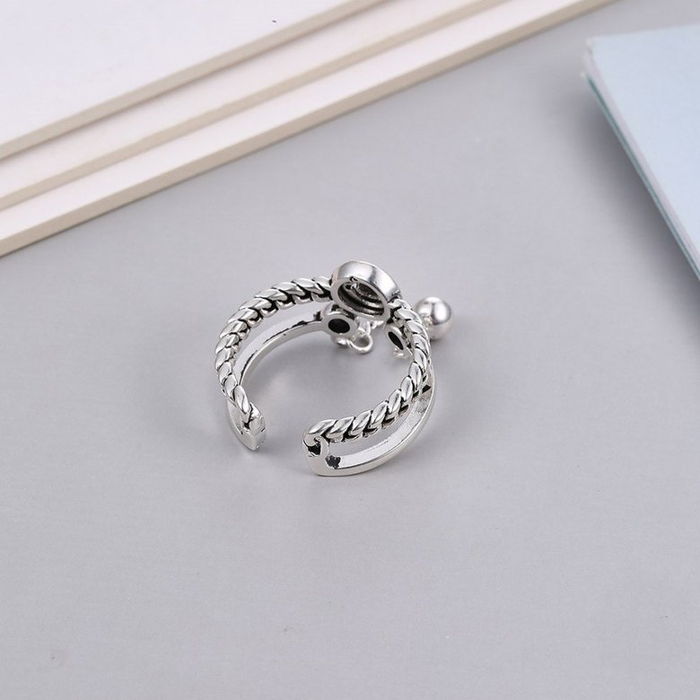 Wholesale Cheap Smile cute little ring opening Retro Style VGR083 1