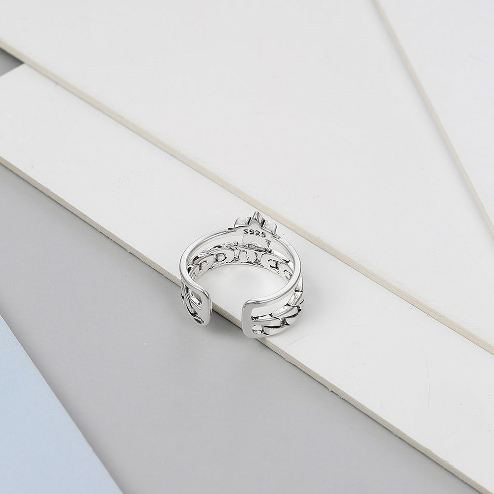 Wholesale Cheap Small Vintage Ring with adjustable opening from china VGR089 0