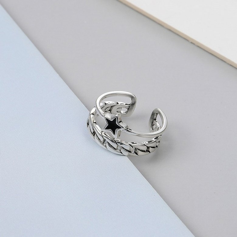 Wholesale Cheap Small Vintage Ring with adjustable opening from china VGR089 2