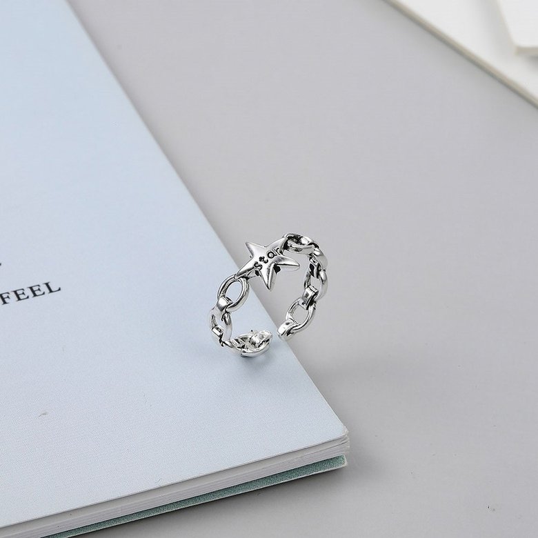 Wholesale Cheap Star Star popular Silver plating Ring for neutral VGR090 0