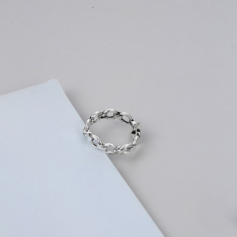 Wholesale Cheap Star Star popular Silver plating Ring for neutral VGR090 2