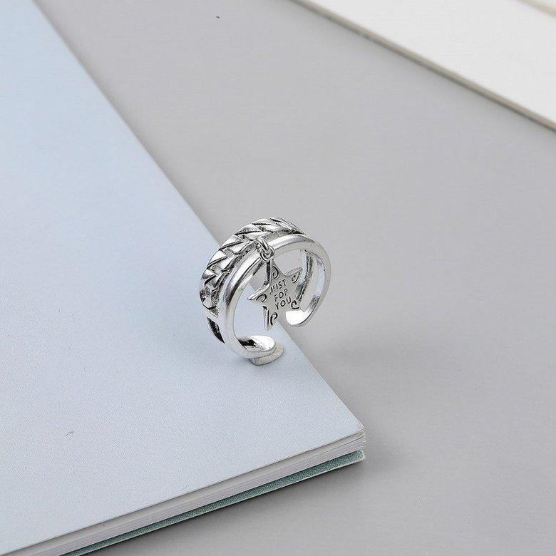 Wholesale Cheap Opening small ring retro fashion girls Trinket VGR091 2