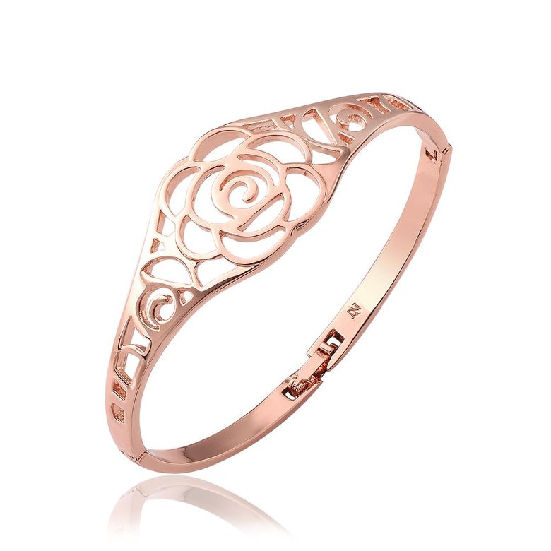 Wholesale Romantic Rose Gold Figure Bangle&Cuff TGGPBL109