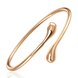 Wholesale Trendy 18K Gold Water Drop Bangle&Cuff TGGPBL028