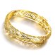 Wholesale Romantic 24K Gold Plant CZ Bangle&Cuff TGGPBL018