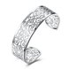 Wholesale Classic Silver Plant Bangle&Cuff TGSPBL027