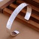 Wholesale Trendy Silver Round Bangle&Cuff TGSPBL020