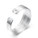 Wholesale Classic Silver Round Bangle&Cuff TGSPBL034