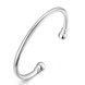 Wholesale Trendy Silver Round Bangle&Cuff TGSPBL039