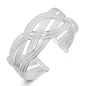 Wholesale Trendy Silver Figure Bangle&Cuff TGSPBL047