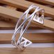 Wholesale Trendy Silver Figure Bangle&Cuff TGSPBL057