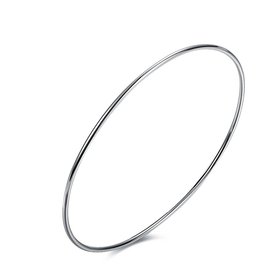 Wholesale Trendy Silver Round Bangle&Cuff TGSPBL089