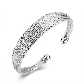 Wholesale Trendy Silver Figure Bangle&Cuff TGSPBL096