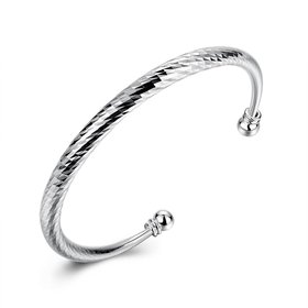 Wholesale Classic Silver Figure Bangle&Cuff TGSPBL102