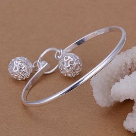 Wholesale Trendy Silver Ball Bangle&Cuff TGSPBL108