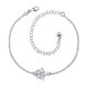 Wholesale Classic Silver Star Stone Anklets TGAKL069