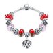 Wholesale Silver Love Beads Europe Style Bracelet TGBB006