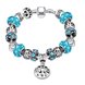 Wholesale Vintage Silver Round Rhinestone Bracelet TGBB002