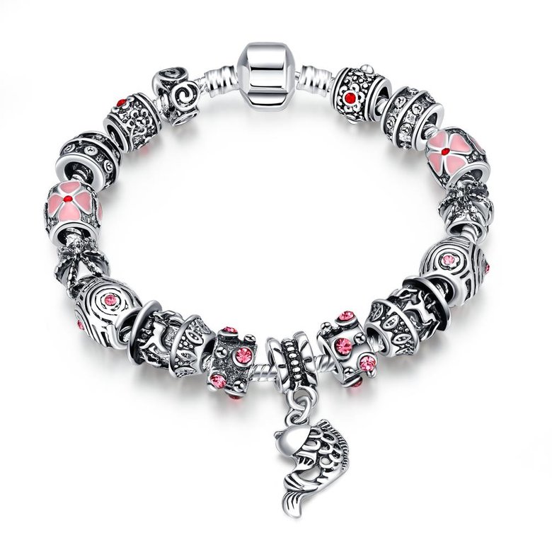 Wholesale Vintage Silver Animal Rhinestone Bracelet TGBB031