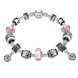 Wholesale Classic Silver Geometric Rhinestone Bracelet TGBB003