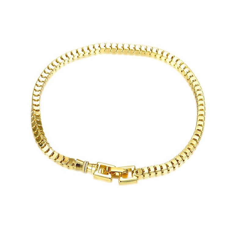 Wholesale Trendy Antique Gold Round Bracelet TGGPB042