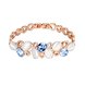 Wholesale Trendy 18K Gold Round Rhinestone Bracelet TGGPB106