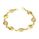 Wholesale Classic 24K Gold Water Drop CZ Bracelet TGGPB023