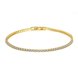 Wholesale Romantic 24K Gold Geometric Rhinestone Bracelet TGGPB162