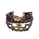 Wholesale Trendy Antique Bronze Geometric Bracelet TGLEB147