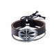 Wholesale Trendy Antique Silver Cross Bracelet TGLEB054