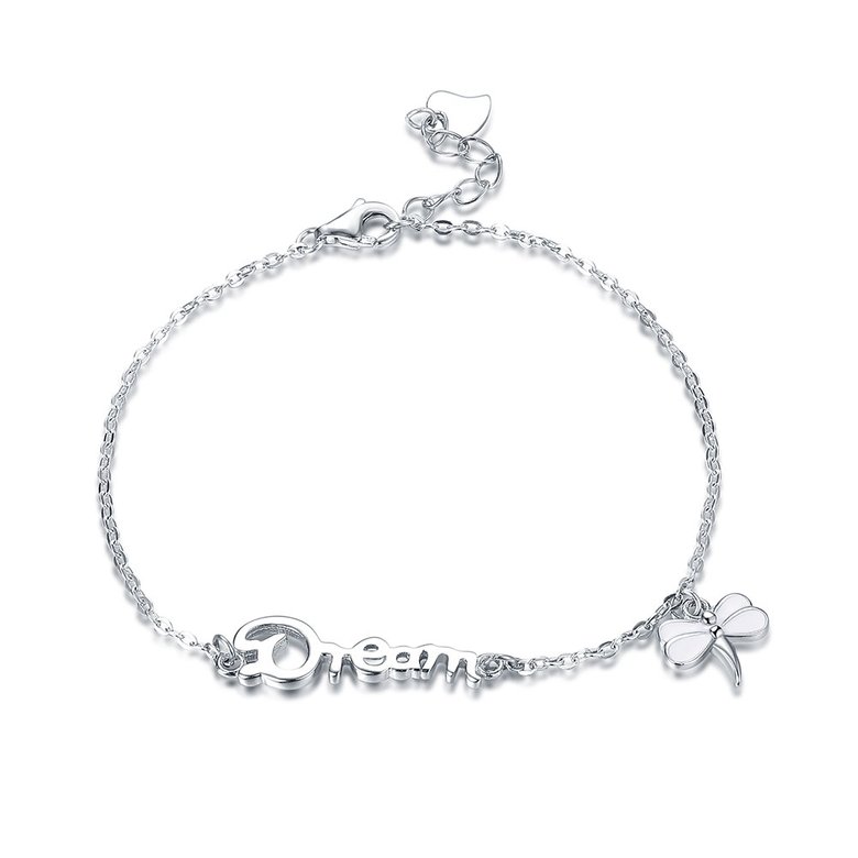 Wholesale Romantic Silver Insect Bracelet TGSLB026